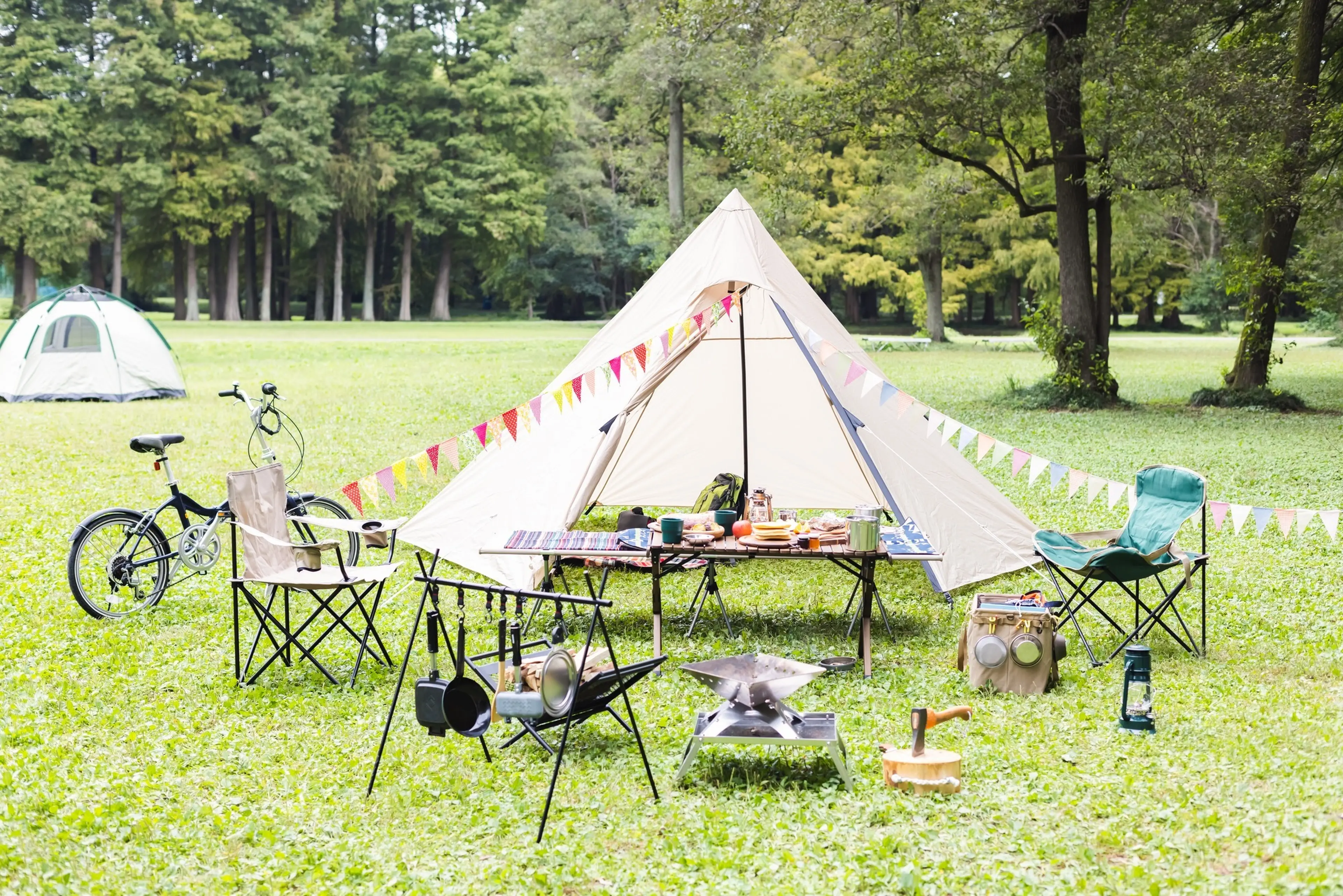 Trải nghiệm camping lần đầu ở Nhật